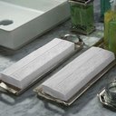 Ver imagem 1 de Kit Lavabo Celulose 25 Peças Trevo - Catran Branco