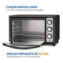 Ver imagem 3 de Forno Elétrico Mondial Frn-42-bi Bancada 42 Litros 127v Preto Inox Family Ii