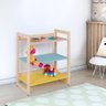 Estante Infantil Baixa para Livros e Brinquedos Diversos 64x75cm Colorê - 1