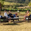 Ver imagem 3 de Jogo de Sofá Luxo para Área Externa Corda Náutica e Alumínio