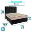 Ver imagem 3 de Kit Cabeceira + Cama Box Bau + Colchão Casal D33 Maxsono Paropas