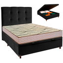 Ver imagem 1 de Kit Cabeceira + Cama Box Bau + Colchão Casal D33 Maxsono Paropas