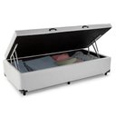 Ver imagem 5 de Cama Box Baú Solteiro Sintético Sereneprime Branco 88x188x44