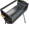 Churrasqueira Portátil Aço Carbono 50x27x29 Com Pés e Grelha - 3