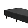 Cama Box Solteiro AColchoes Suede Preto 40x88x188 - 2