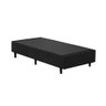 Cama Box Solteiro AColchoes Suede Preto 40x88x188 - 1