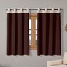 Cortina Sala 2,00x1,40 Quarto Janela Cozinha Tabaco e Cáqui - 1