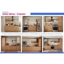 Ver imagem 6 de Gabinete Cozinha Modulado Alma 3PTAS 2GAVS c/Tampo 120cm Cedro Carraro