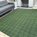 Ver imagem 5 de Tapete Carpete Sala Quarto Elegante Geométrico 1,00 X 1,50 - Cor Verde