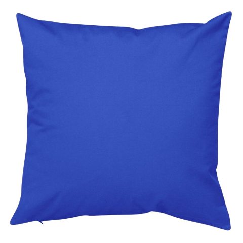Capa Almofada Sala Quarto Cozinha 40x40 Lisa Poliéster 02 Un:azul