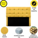 Ver imagem 6 de Cabeceira Cama Box Estofada Solteiro 90 Cm Bianca Suede:amarelo