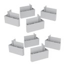 Ver imagem 1 de Kit Pé Plástico 4dir-4esq (8 Und) Branco Pé U 50 X 40 X 100 - Henn
