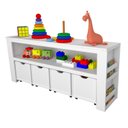 Ver imagem 2 de Organizador com Baús Porta Livros Adele 100% Mdf