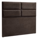 Ver imagem 1 de Cabeceira Cama Box Queen 160 Cm Siena Veludo Marrom - Nexta Casa