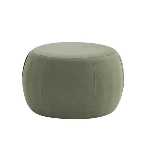 Puff Decorativo Redondo Golf 70x70cm Poliéster Verde - Nexta Casa