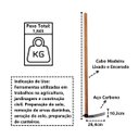 Ver imagem 4 de Enxadão Estreito em Aço Cabo Madeira Agrícola Jardim 120cm Minasul