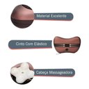 Ver imagem 2 de Travesseiro Massageador Eletrico Pescoço Lombar Carro