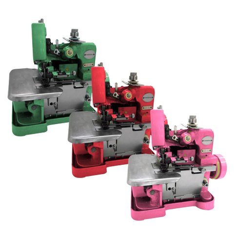 Máquina de Costura Semi Industrial Gn1-6d Portátil Rosa/red