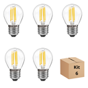 Ver imagem 3 de Kit 6 Lâmpada Filamento Led G45 4w 2700k Branco Neutro