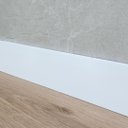Ver imagem 2 de Rodape Poliestireno Slim Liso 10cm Branco Px 8358 2m:branco