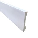 Ver imagem 1 de Rodape Poliestireno Slim Liso 10cm Branco Px 8358 2m:branco
