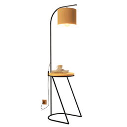 Mesa de Cabeceira com Abajur/luminária Acoplada - 4 Mesa de Cabeceira com Abajur/luminária Acoplada - 4