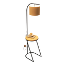 Ver imagem 6 de Mesa de Cabeceira com Abajur/luminária Acoplada