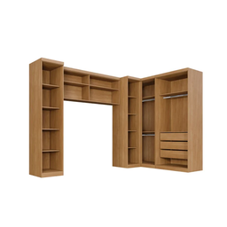 Dormitório Modulado Dallas 100%mdf Cinamomo - Benetil Móveis - 3