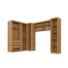 Dormitório Modulado Dallas  Cinamomo - Benetil Móveis - 2