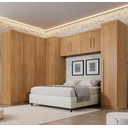Ver imagem 1 de Dormitório Modulado Dallas Cinamomo - Benetil Móveis