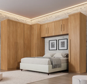 Ver imagem 1 de Dormitório Modulado Dallas Cinamomo - Benetil Móveis