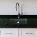Ver imagem 2 de Pia de Cozinha Granito Verde Ubatuba 100cm Cuba Inox N1 Rasa: Verde Ubatuba