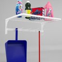 Ver imagem 2 de Kit para Area de Serviço Prateleiras Organizadora Multiuso