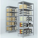 Ver imagem 3 de Estante Lr Leve Reforçada 1,98m X 92cm X 40cm Amapá Cinza