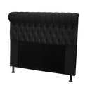 Ver imagem 1 de Cabeceira Tóquio 100 cm Suede Preto