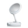 Espelho de Luz LED Dobravel Aumenta 10x Maquiagem Portátil - 1