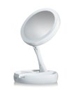 Ver imagem 1 de Espelho de Luz LED Dobravel Aumenta 10x Maquiagem Portátil