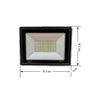 Mini Refletor Holofote 100 Led 100w Branco Frio Ip67 6000k - 2