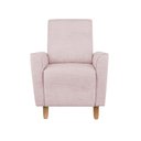 Ver imagem 2 de Kit Amamentação Poltrona + Puff + Almofada Julia Suede Rosa Bebe Inova Decorações