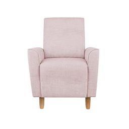 Kit Amamentação Poltrona + Puff + Almofada Julia Suede Rosa Bebe Inova Decorações - 2