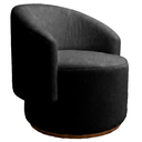 Ver imagem 3 de Kit 02 Poltrona Decorativa Orgânica Espanha para Sala Bouclê:preto