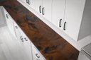 Ver imagem 5 de Kit Porcelanato Liquido Metálico Cobre Flamejante / Marrom Escuro AG por M² Resinas ag Kit Porcelana