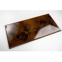 Ver imagem 3 de Kit Porcelanato Liquido Metálico Cobre Flamejante / Marrom Escuro AG por M² Resinas ag Kit Porcelana