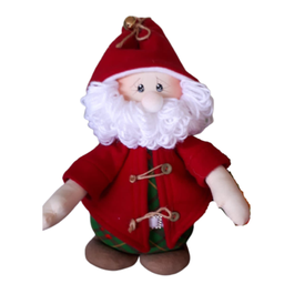 Papai Noel Natalino Atesanal 30cm:Papai Noel Vermelho 30cm - 3