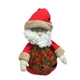 Papai Noel Natalino Atesanal 30cm:Papai Noel Vermelho 30cm - 1