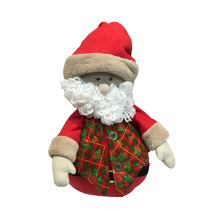 Papai Noel Natalino Atesanal 30cm:Papai Noel Vermelho 30cm