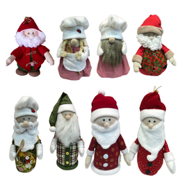 Papai Noel Natalino Atesanal 30cm:Papai Noel Vermelho 30cm - 4