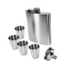Cantil Porta Bebida De Bolso 230ml Inox Whisky Vodka Rum - 3