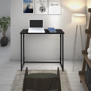 Mesa Escrivaninha Dobrável Estudo Escritório Home Office Notebook Estilo Industrial