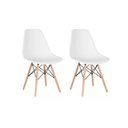Ver imagem 1 de Conjunto 2 Cadeiras Eames Eiffel Dkr Movescan Branca